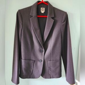 Anne Klein Charcoal Blazer